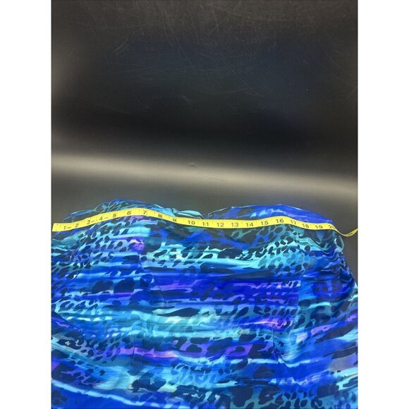 TrimShaper Women’s  Farrah Bengal One Piece Romper Swimsuit Sz 20W - Picture 11 of 12